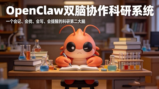 OpenClaw 双脑协作科研系统