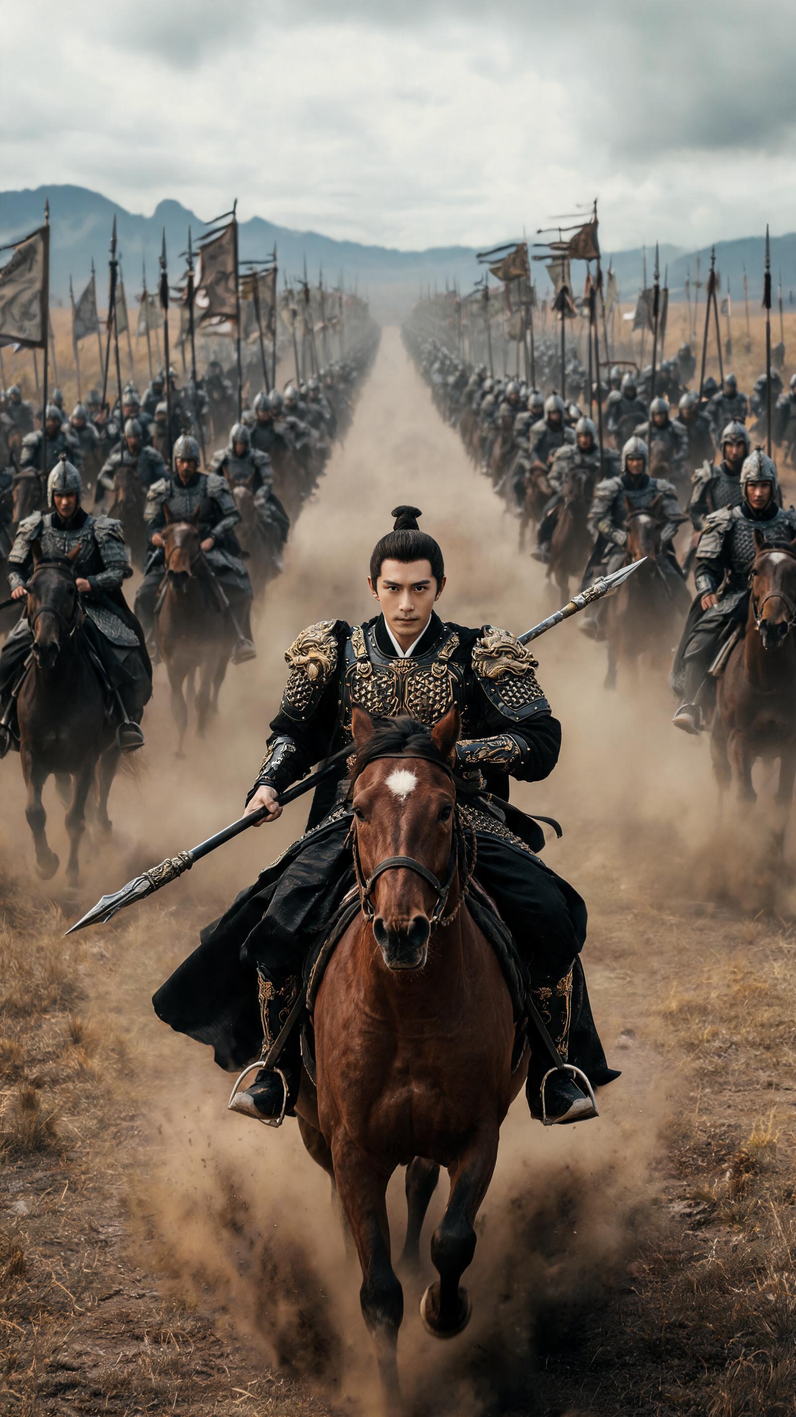 Chinese Ancient Cavalry General Charge preview image