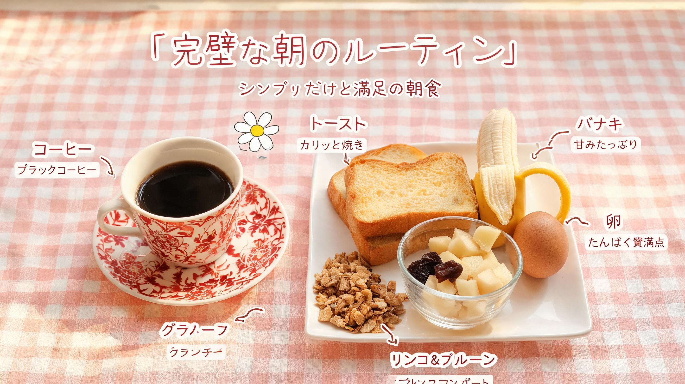 Japanese Breakfast Annotated Flat-lay preview image