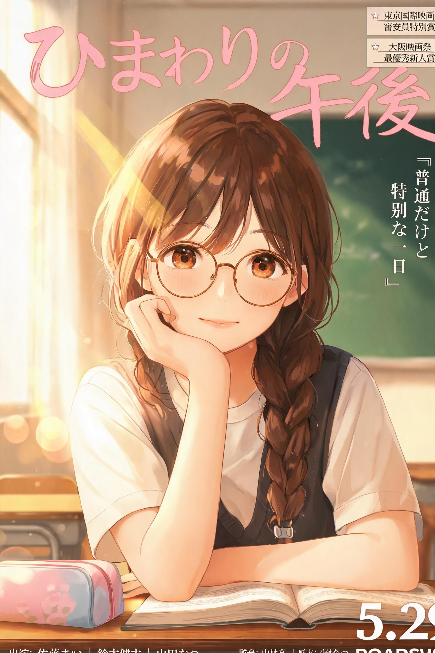 Japanese Film Poster Aesthetic Design preview image
