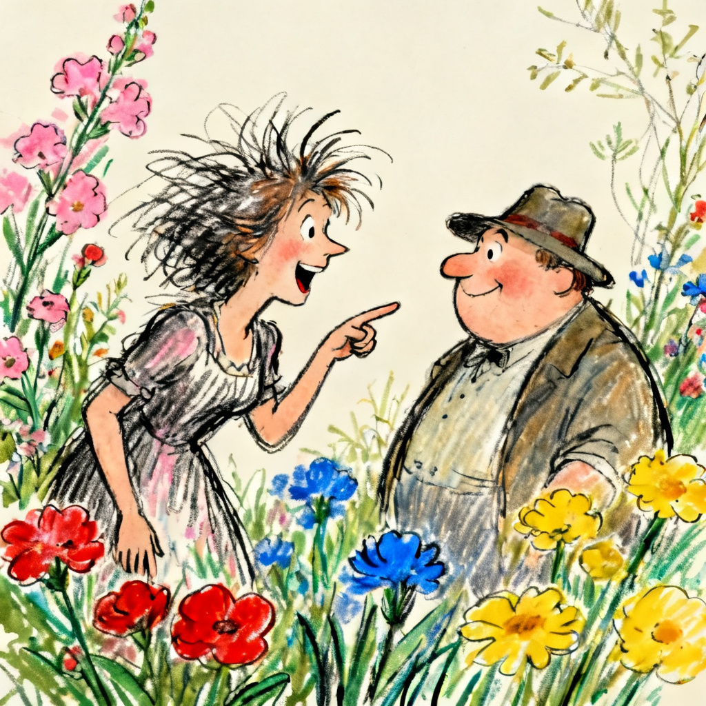 Quentin Blake Cartoon Illustration preview image