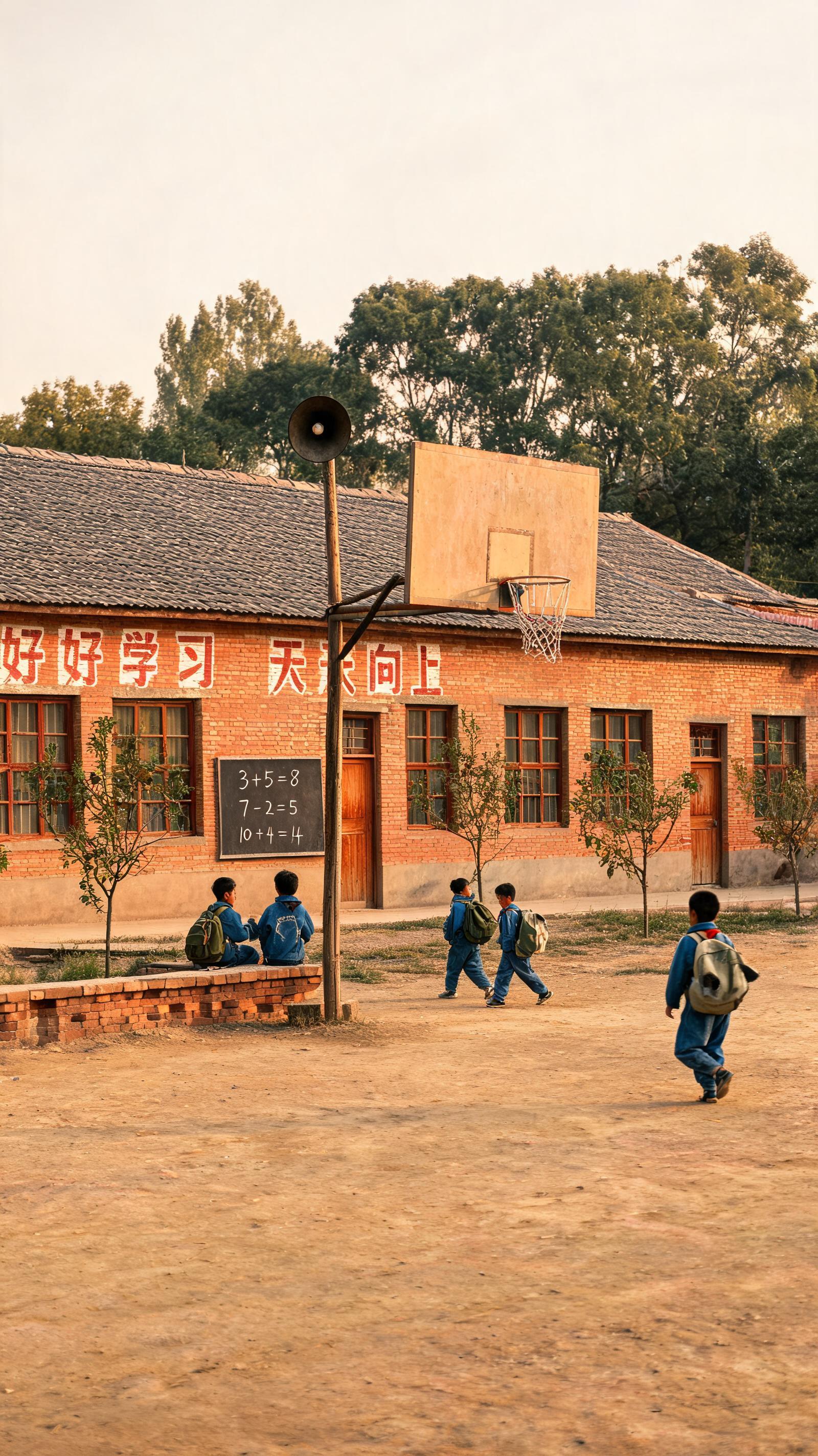Vintage Rural School Courtyard Photography preview image