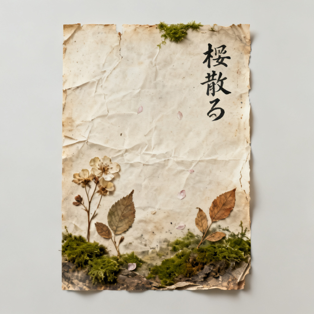 极简侘寂风诗歌海报